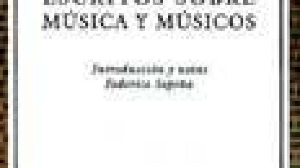 Image: Escritos sobre música y músicos