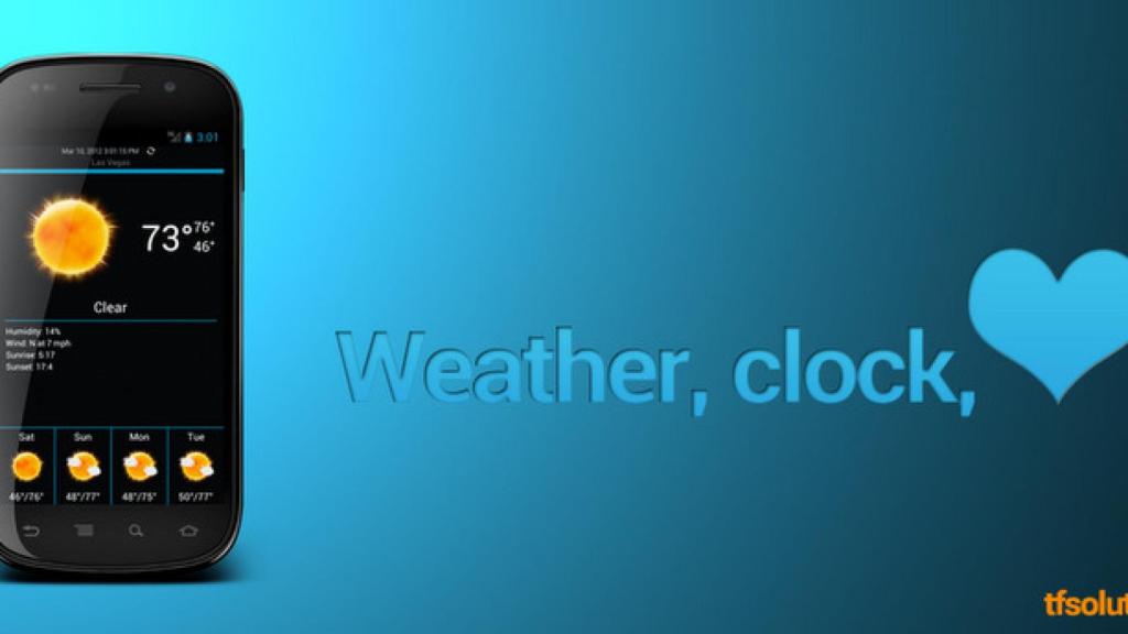 El tiempo bello y con estilo: Weatherlove y Beatiful Widgets 4.0