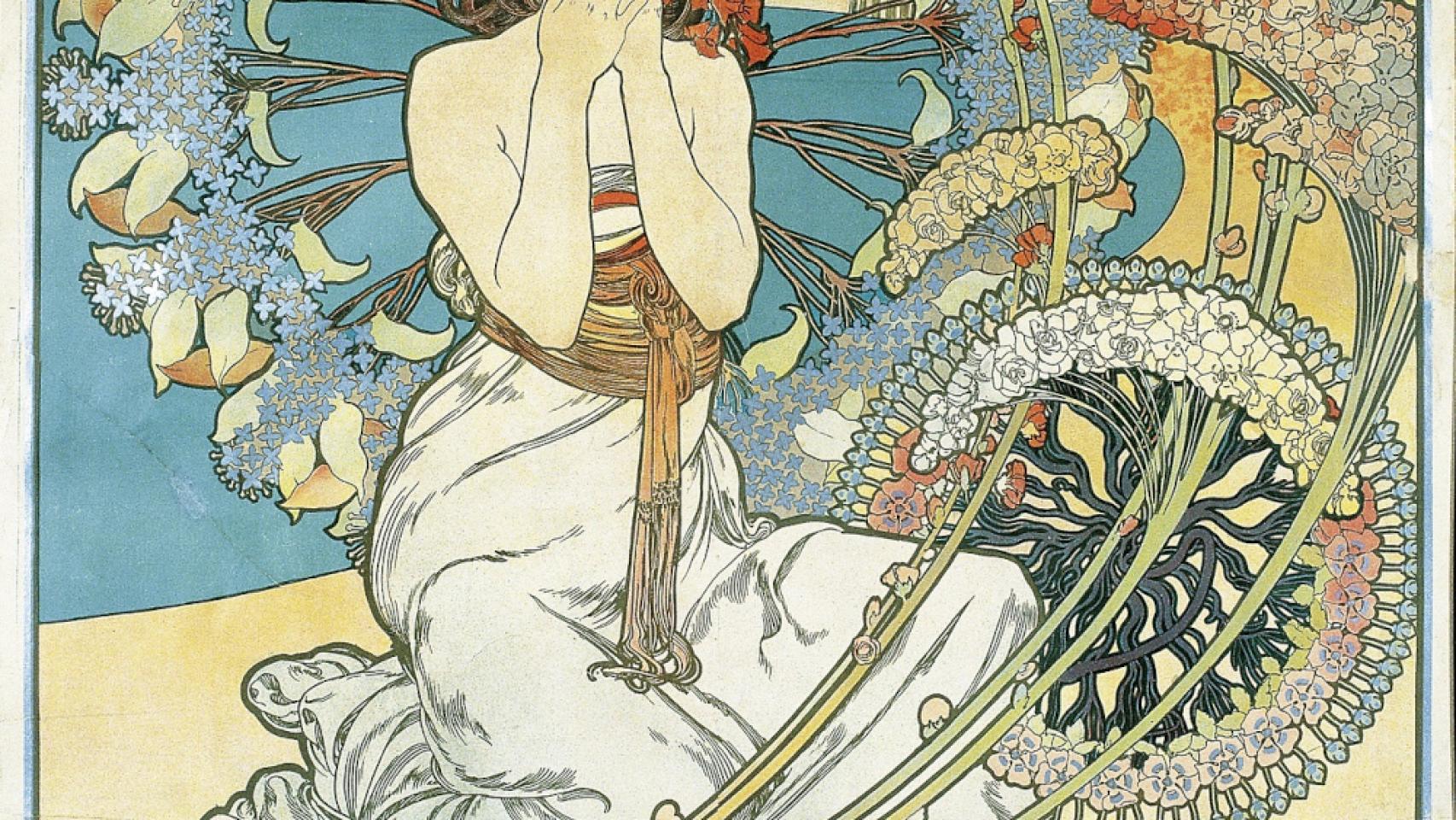 Alphonse-Marie Mucha: 'Monaco Monte-Carlo', 1897 © Museu Nacional d’Art de Catalunya, Barcelona