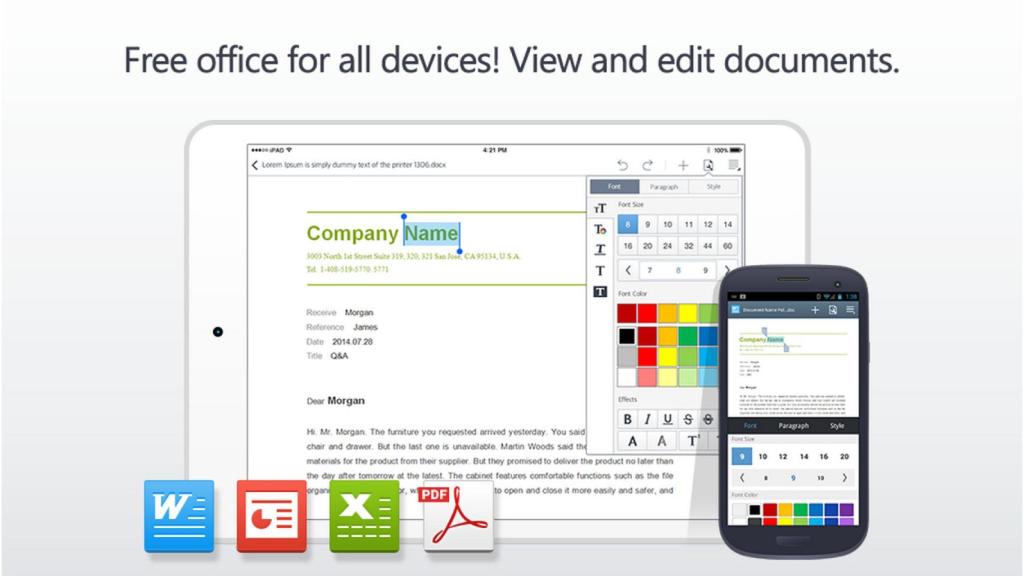 Polaris Office para Android recibe un nuevo diseño y se vuelve completamente gratuito