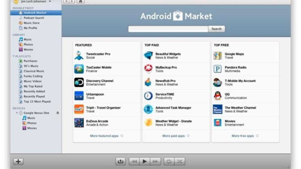 DoubleTwist: Sincroniza tu PC y Android fácilmente