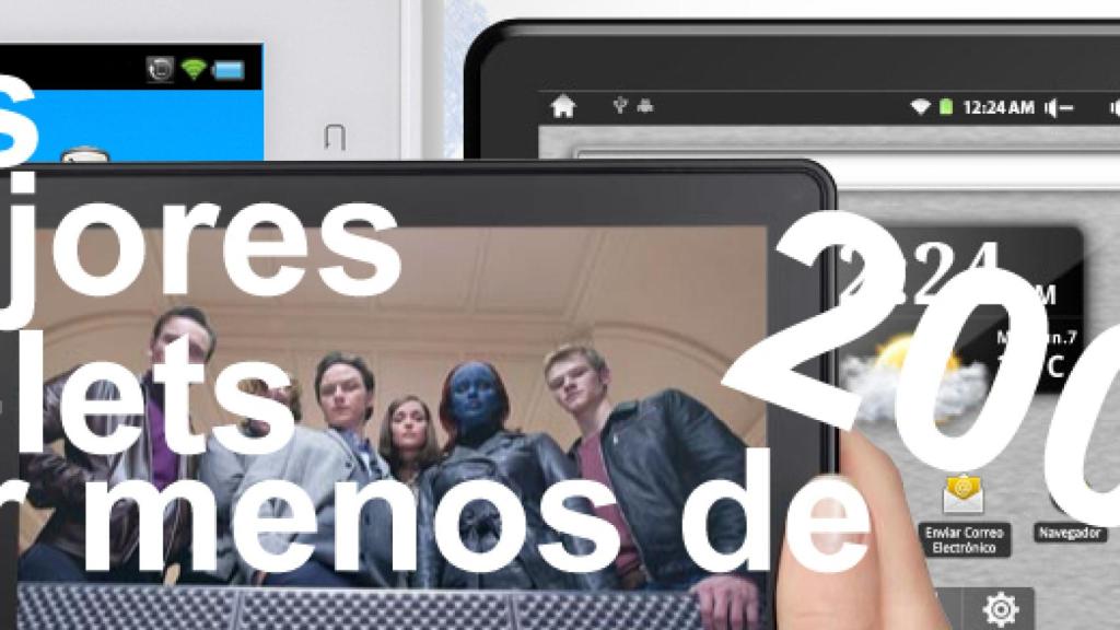 Las mejores tablets Android por menos de 200€