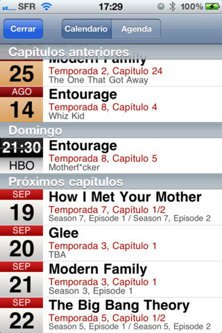 TVShowTracker-Calendario
