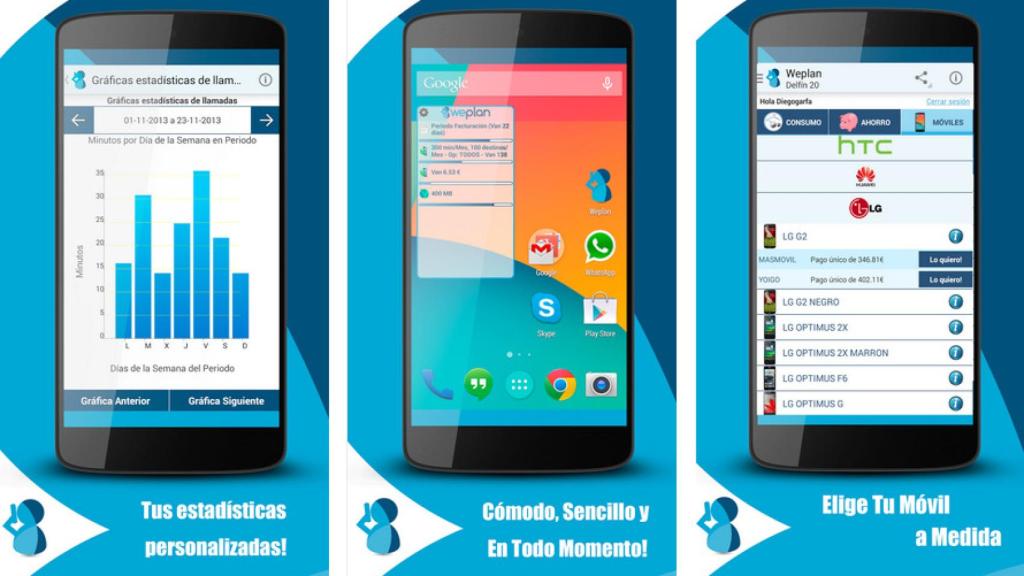 Controla tu tarifa móvil, compara y ahorra con Weplan