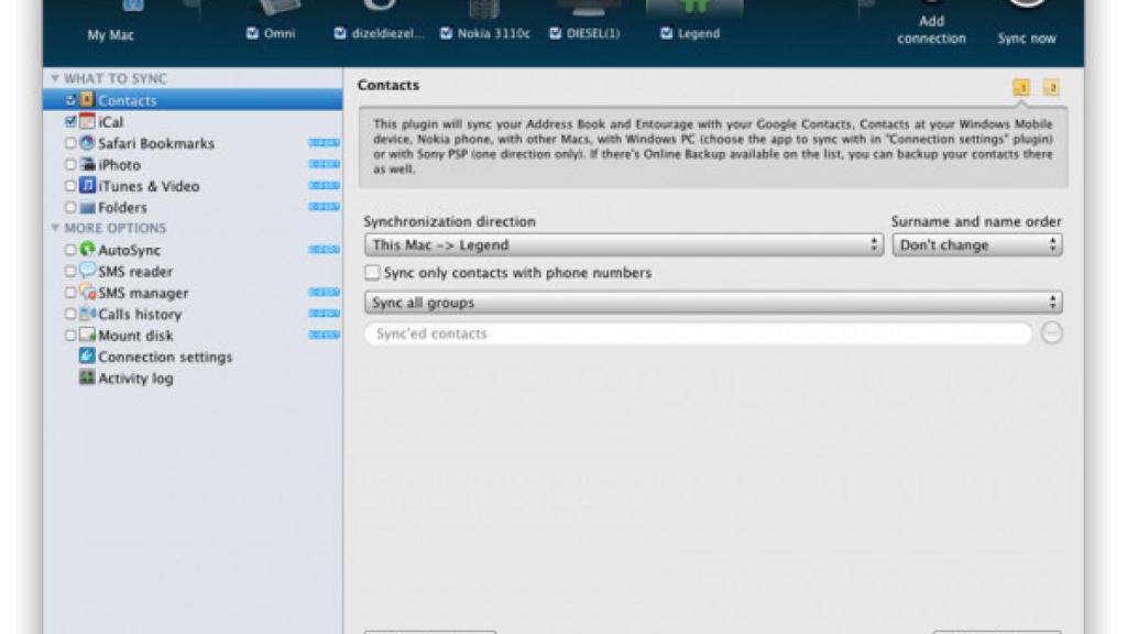 Sincroniza tu Android con tu Mac gracias a SyncMate