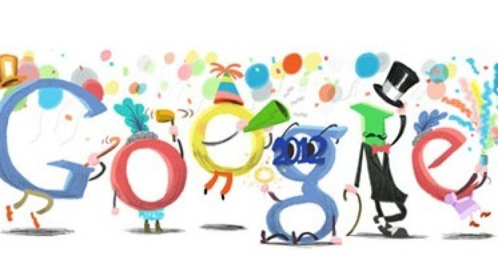 googledoodle año nuevo 2012