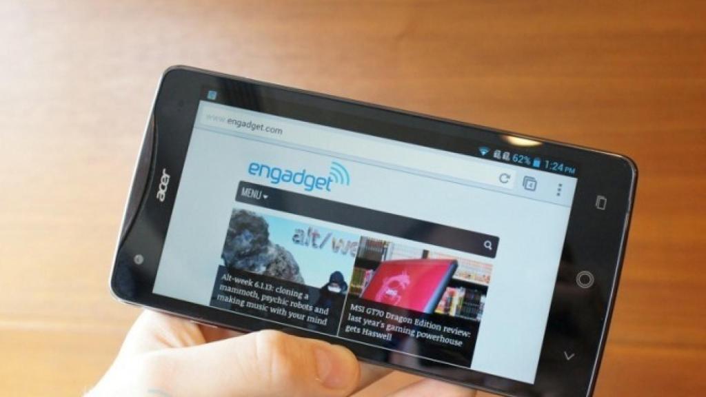 Acer Liquid S1, Android stock con pantalla de 5.7 pulgadas y cuatro núcleos
