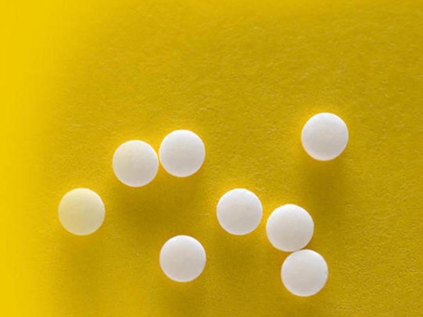 Unas pastillas de sacarina.