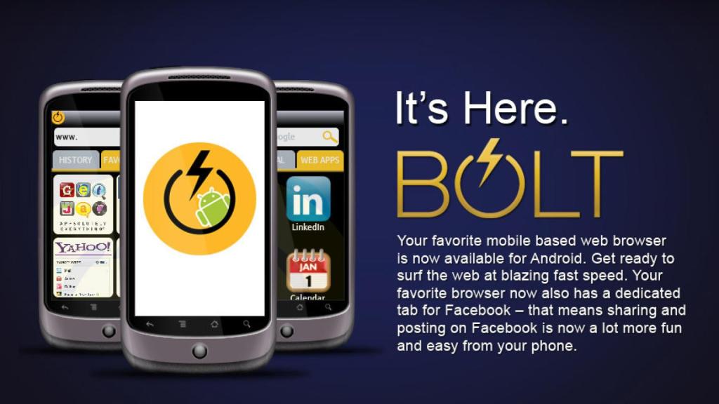 Navega a toda velocidad con BOLT Browser