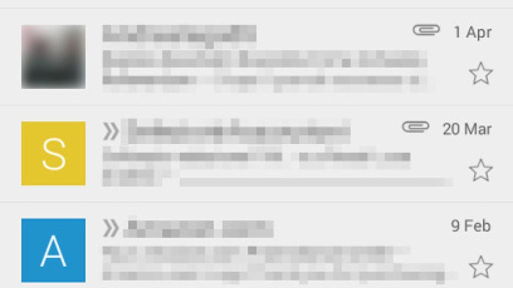 Nueva imagen de la interfaz de Gmail bajo el Proyecto Hera filtrada
