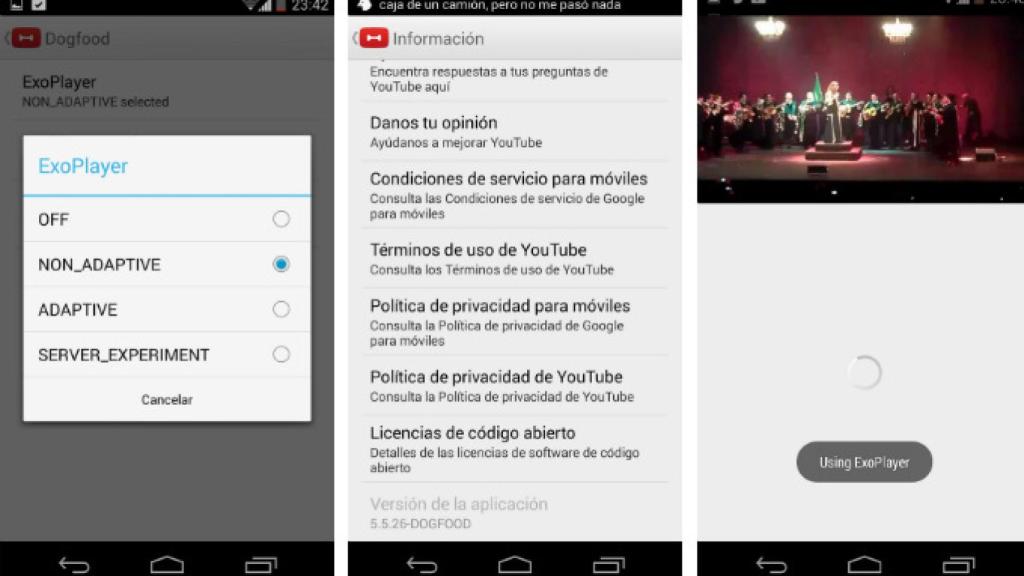 La extraña nueva versión de Youtube para Android -Dogfood-
