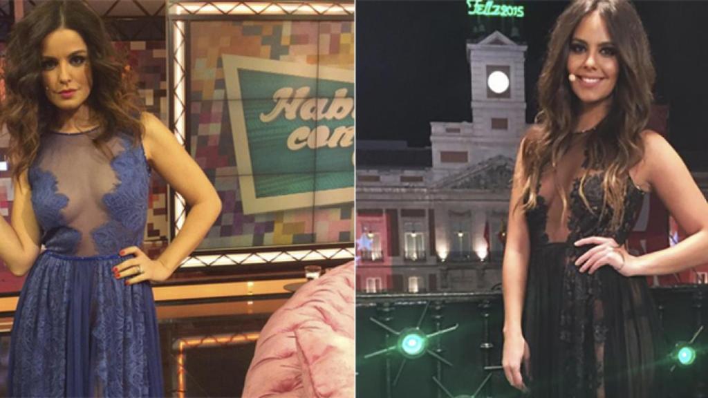 Marta Torné se pone el vestido de Nochevieja de Cristina Pedroche para apoyar a la presentadora
