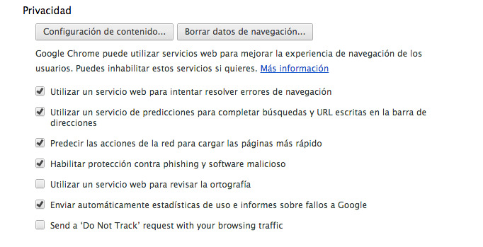 chrome do not track
