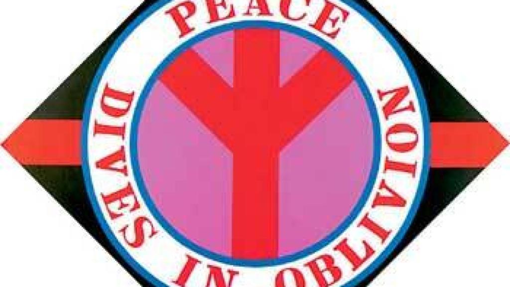 Image: Robert Indiana. Pelar la Bomba