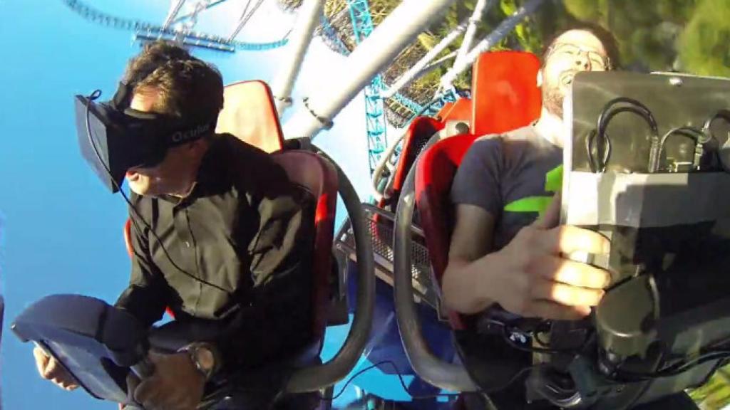 Oculus Rift en Montaña Rusa