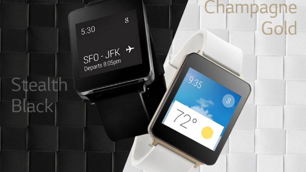 LG G Watch se muestra con todo lujo de detalles; opción de color dorado y resistencia al agua