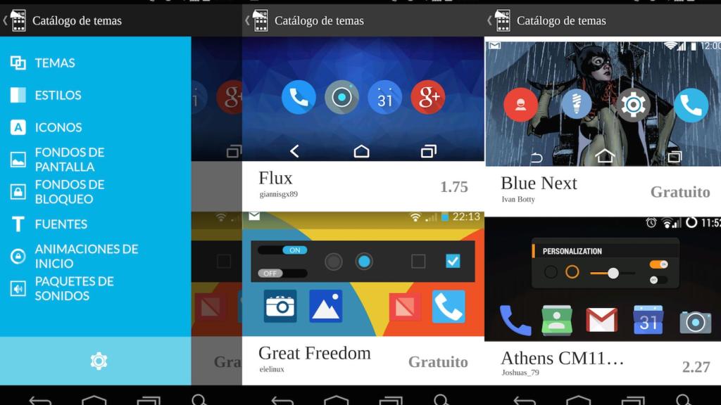 Cyanogen publica su catálogo de temas en Google Play para personalizar mejor tu ROM