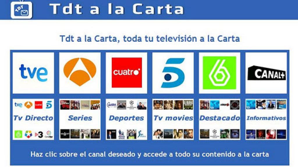 Ver la televisión en tu Android con TDT a la Carta