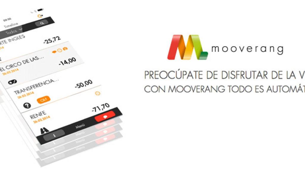 Mooverang, la app inteligente y sin publicidad para gestionar nuestra economía