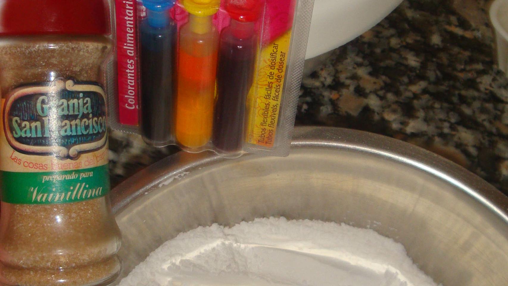 ingredientes fondant