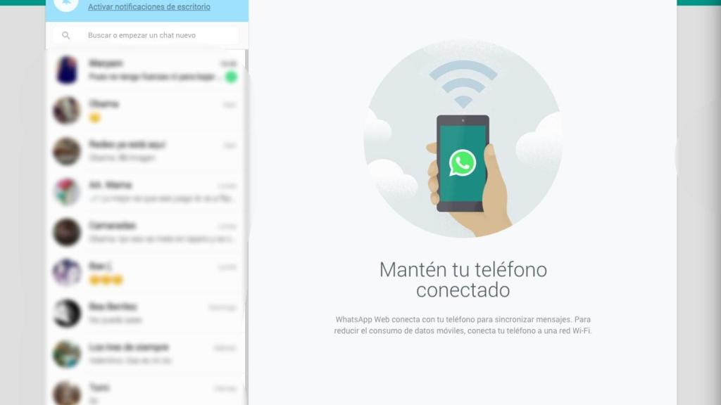 WhatsApp Web.