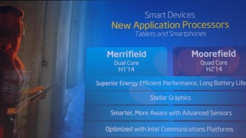Intel anuncia nuevos procesadores 64 bits para Android: Merrifiled y Moorefield