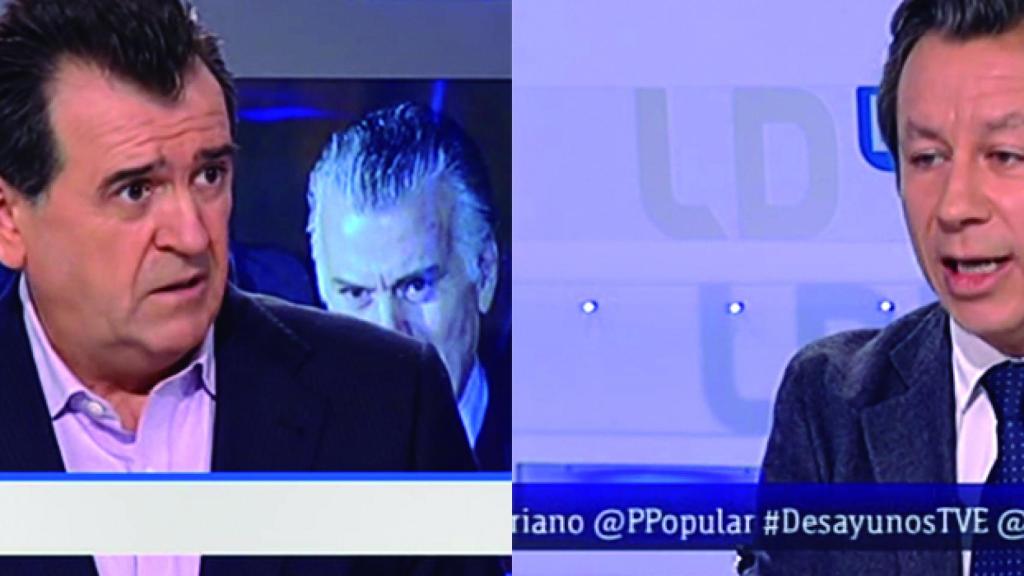 Tensión máxima entre Arsenio Escolar y Carlos Floriano en 'Los Desayunos de TVE'