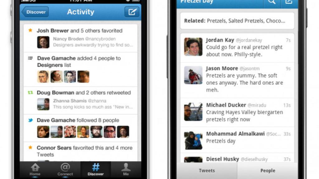 Nueva versión de Twitter para Android: Push, Discover y mejoras en las búsquedas