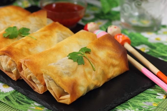 Rollitos de primavera ligeros