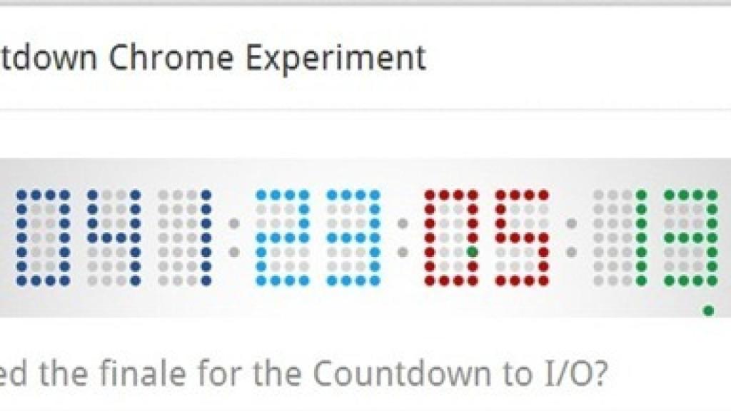 Te perdiste el final de la cuenta atrás del Google IO? Alucina con HTML 5