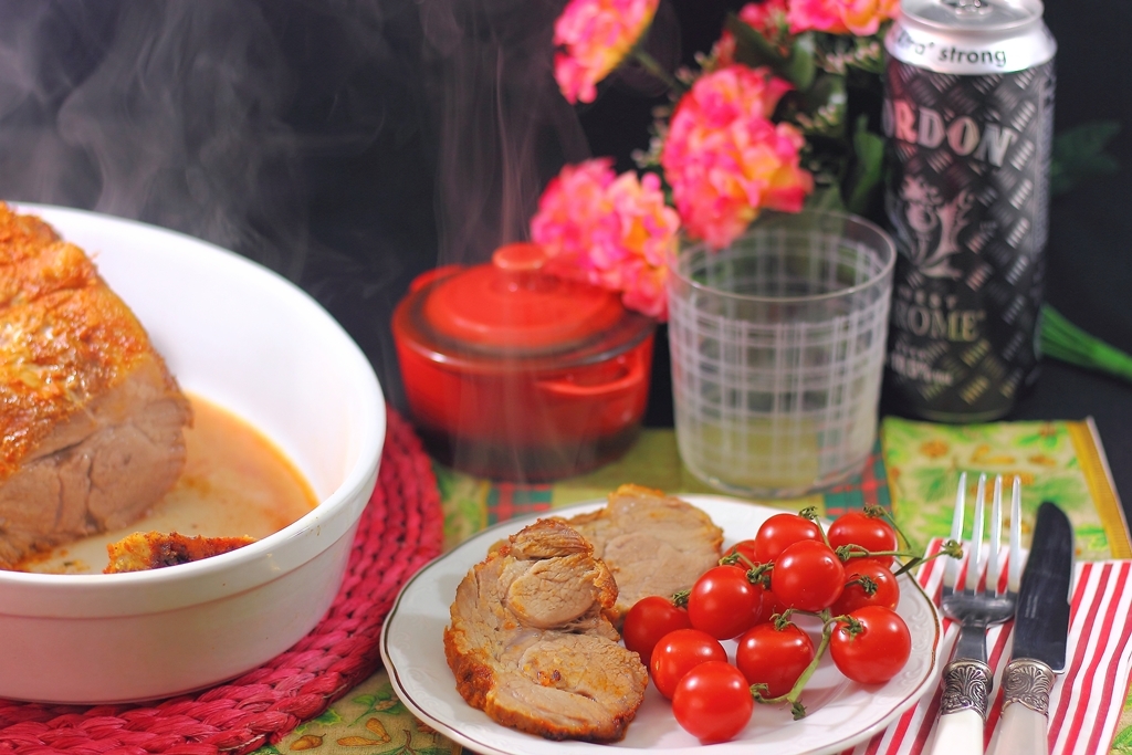 Asado de carne a la sal