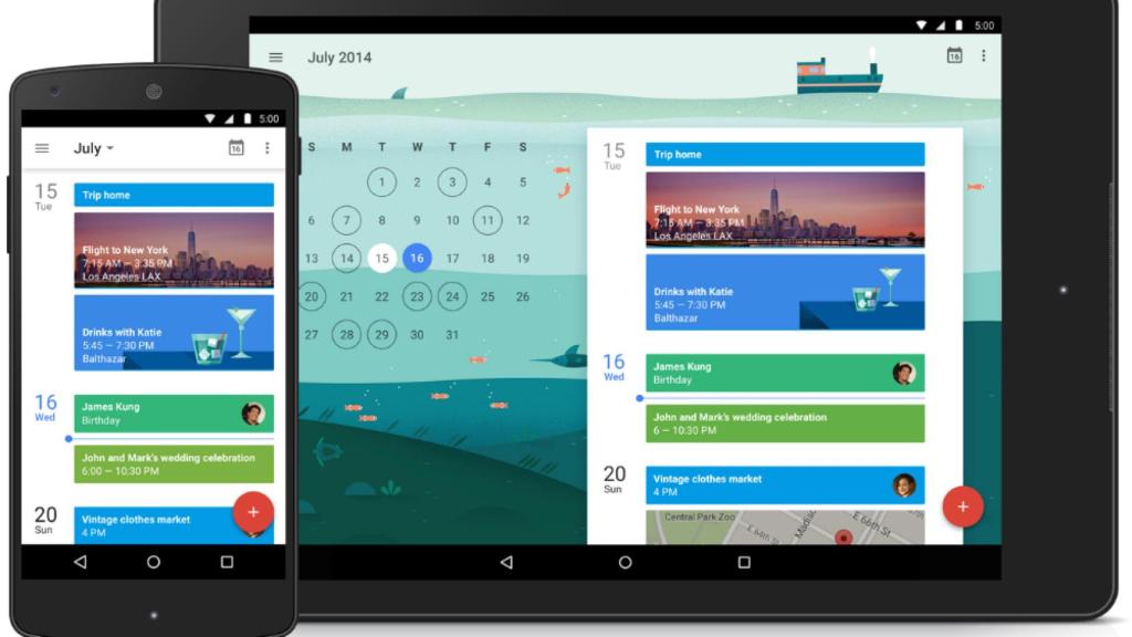 Google Calendar, ahora con Material Design y nuevo visor de eventos