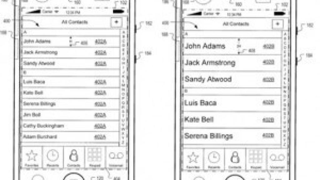 Una patente de Apple podría crear problemas a los fabricantes de teléfonos con pantalla táctil