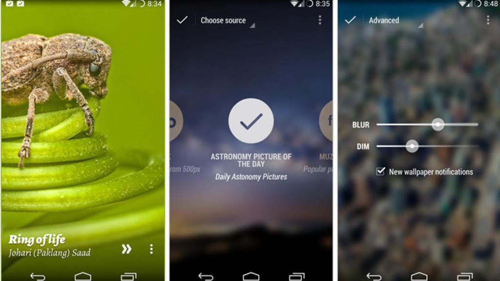 Extensiones para añadir nuevos fondos de pantalla a Muzei Live Wallpaper