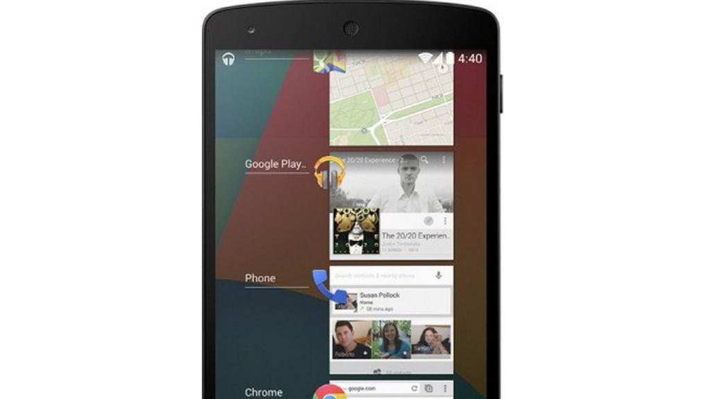 Cómo tener la multitarea de KitKat en Lollipop