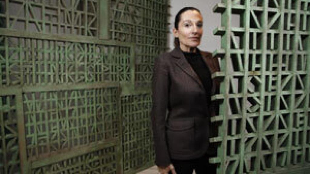 Cristina Iglesias en el Museo Reina Sofía. Foto: Sergio Enríquez-Nistal