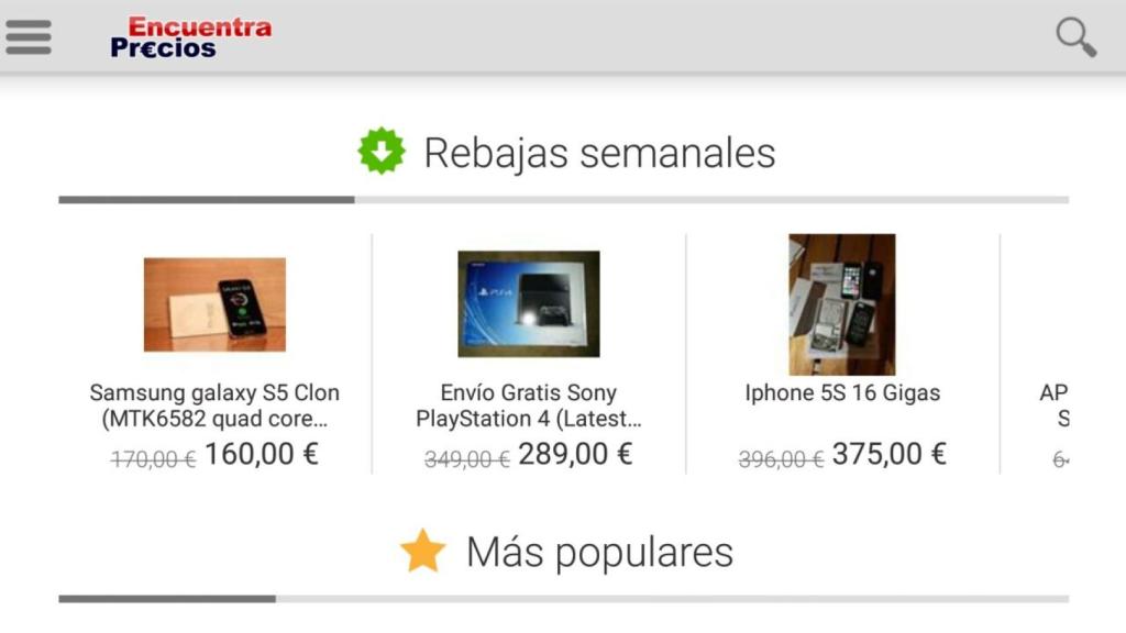 Encuentraprecios, descubre chollos y las mejores ofertas con tu móvil