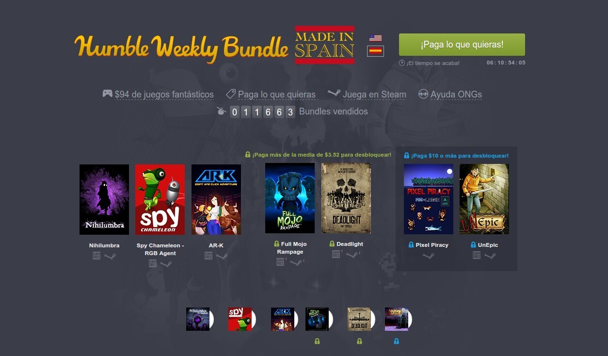 juegos espanoles humble