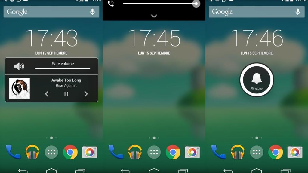 Noyze, la app más sencilla para cambiar la barra de volumen