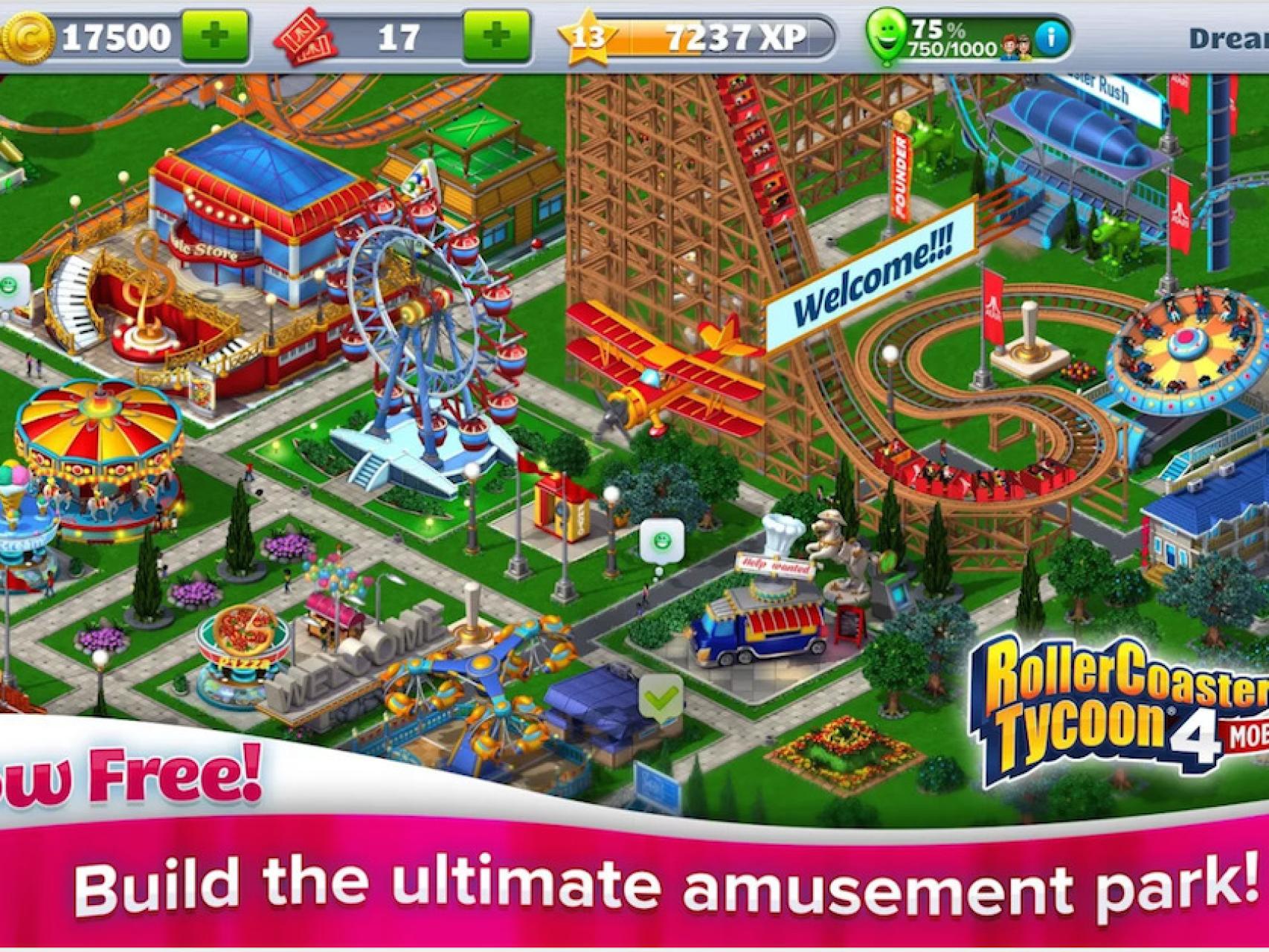 RollerCoaster Tycoon 4, el mítico juego de parque de atracciones