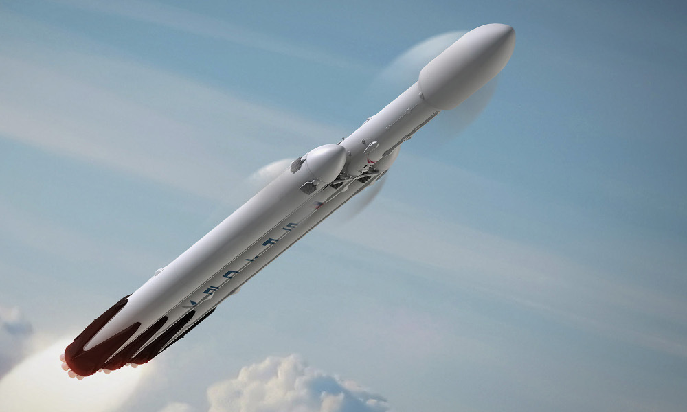 falcon heavy spacex