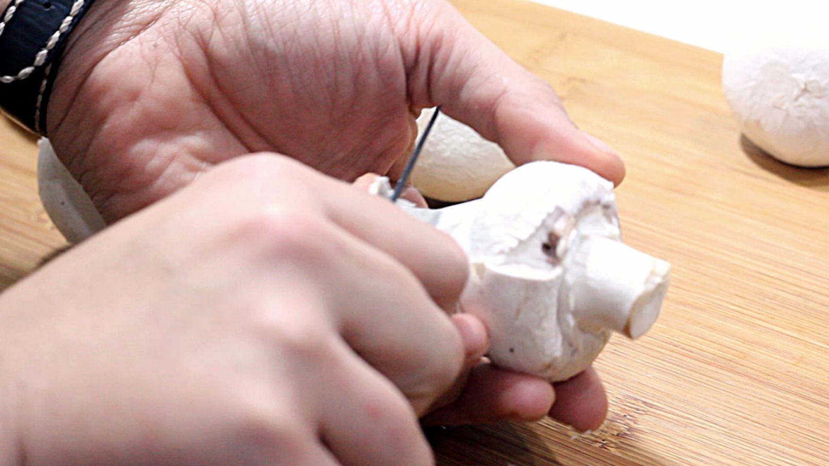 Evitar que los champiñones se oxiden