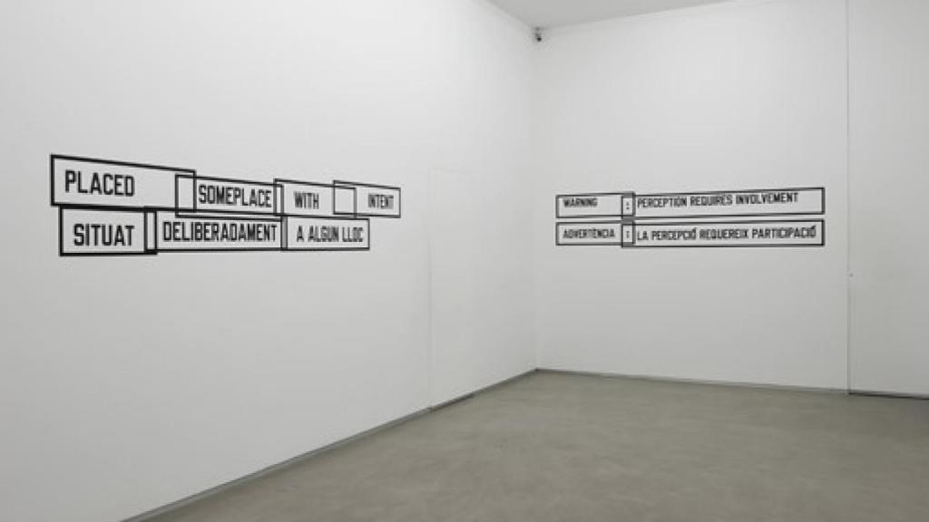 Image: Lawrence Weiner toma la palabra
