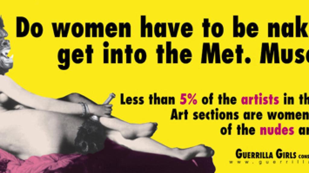 Image: Guerrilla Girls: artivismo feminista
