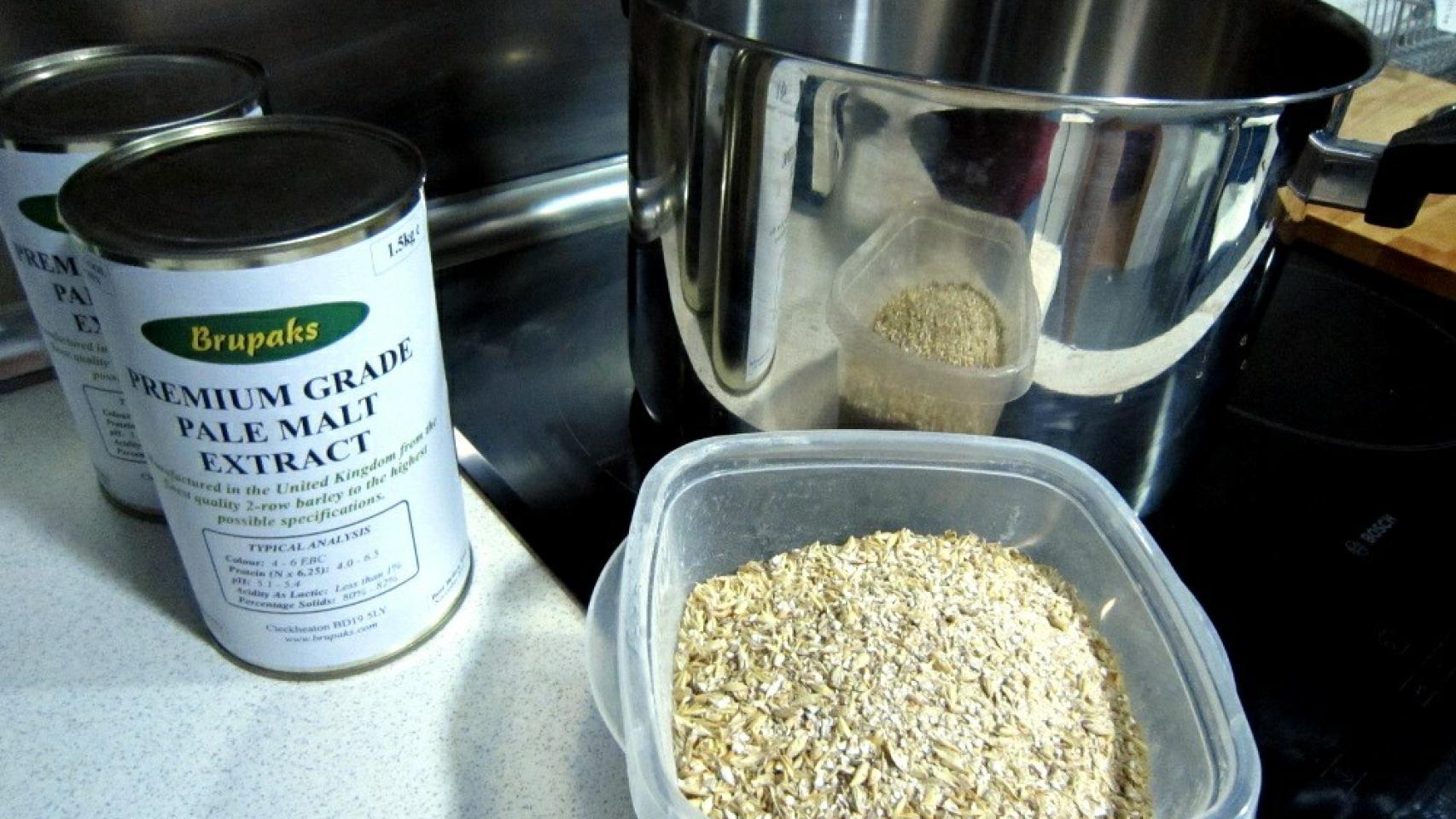 Cerveza casera - Malta y extracto de malta