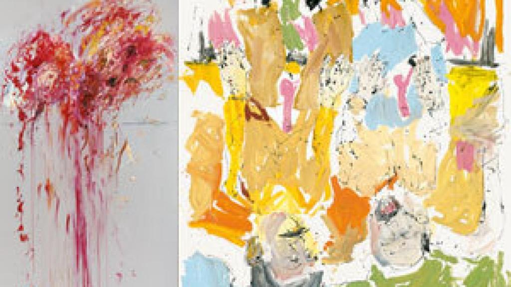 Image: Twombly y Baselitz, basado en hechos reales