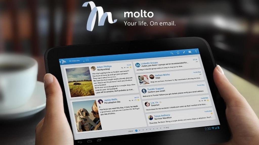 Molto: Cambia tu rutina de leer emails en tu tablet