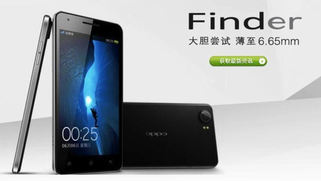 El smartphone más delgado del mundo: Oppo Finder de 6’65mm