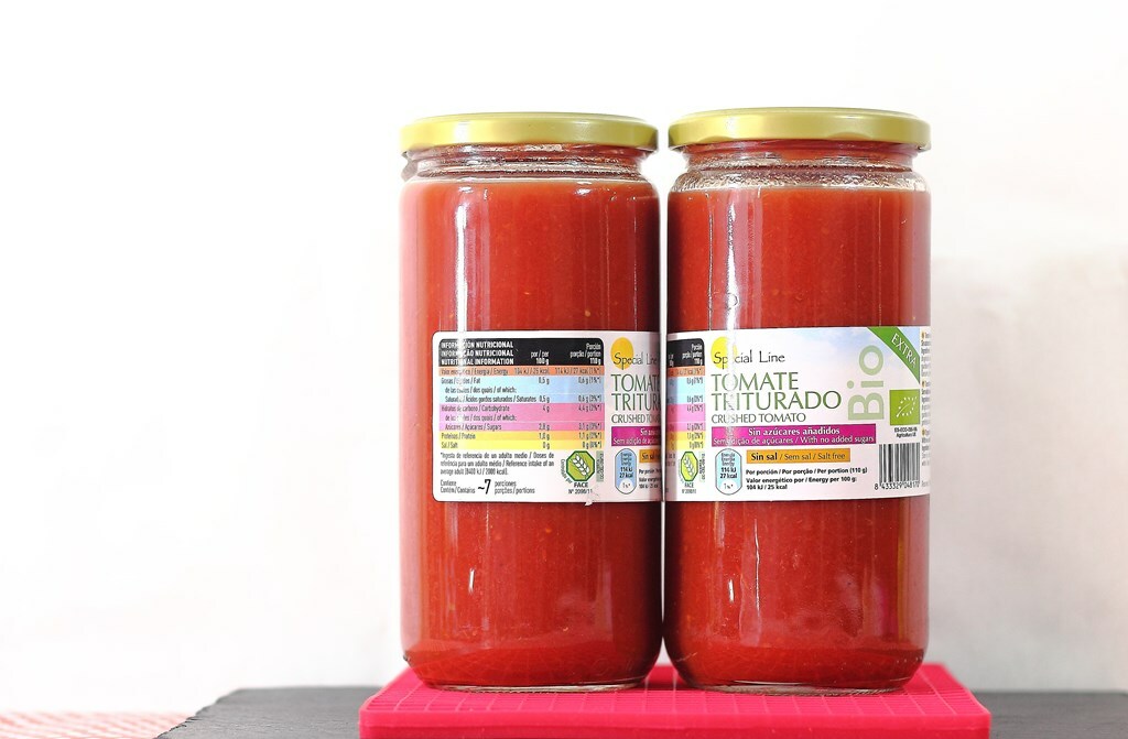 Tomate triturado ecológico