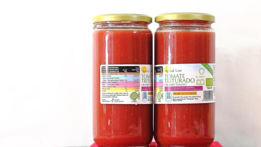 Tomate triturado ecológico